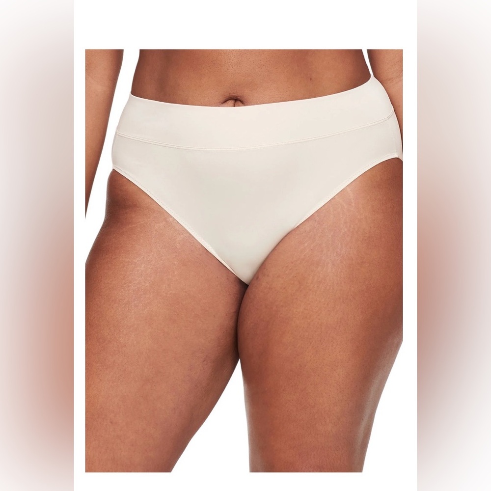 Women’s Warner's Microfiber Hi-Cut Panties 3-Pack - Floral and Solid - Picture 3 of 4